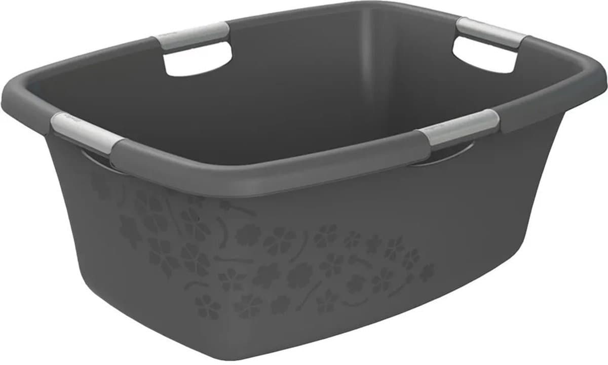 Rotho Flowers Wasmand 50L Antraciet — afbeelding 1