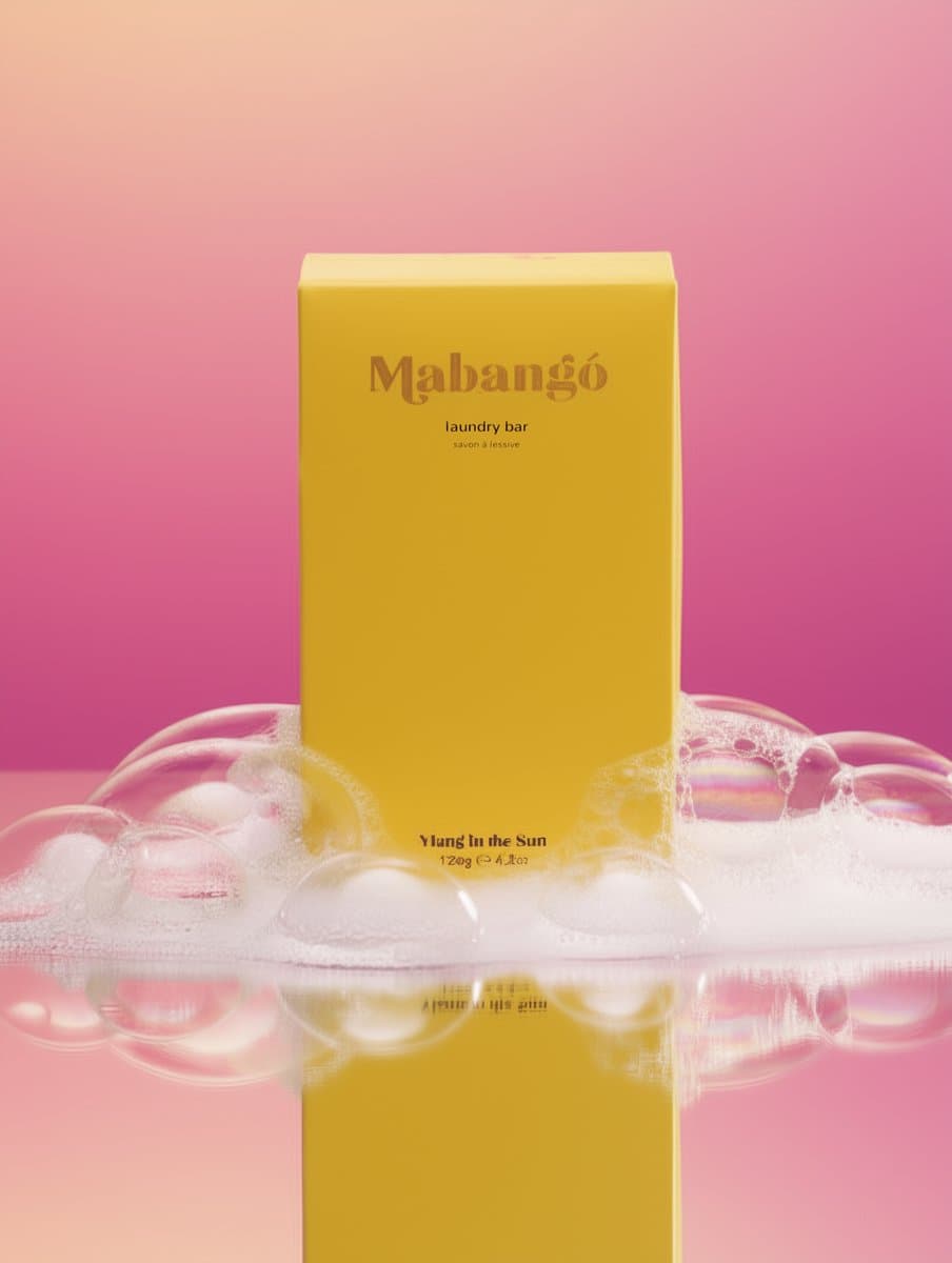 House of Mabangó | Wasmiddel Zeep Blok | 120 Gr | Ylang in the Sun — afbeelding 1