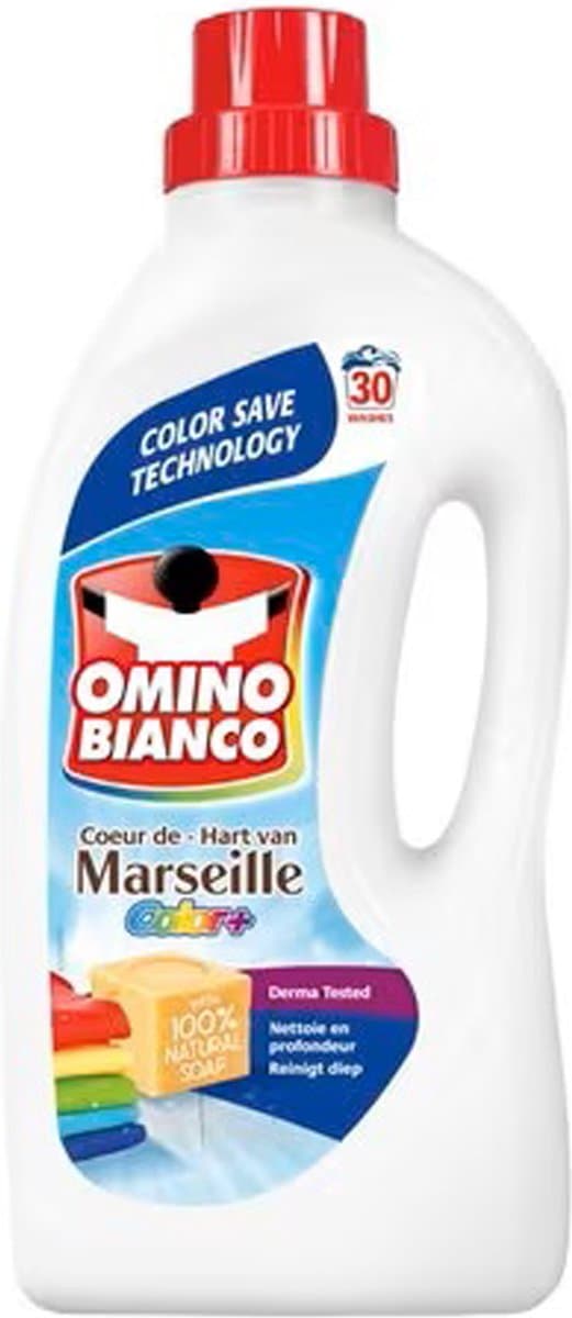 Omino Bianco - Wasmiddel - Vloeibaar - Marseille - Color + - 30wb/1500ml — afbeelding 1
