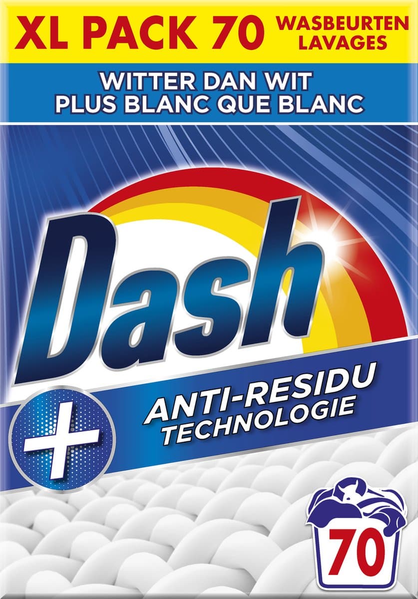 Dash Waspoeder - Witter Dan Wit - 70 Wasbeurten — afbeelding 1