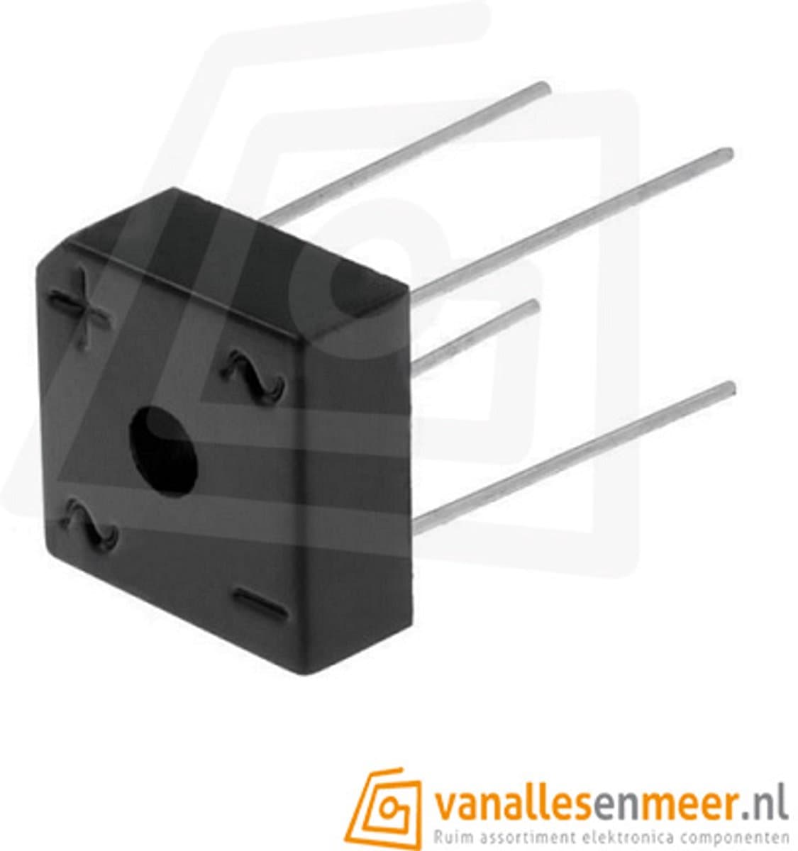 KBPC1010 Bruggelijkrichter 1000 V 10 A – Compacte Hoge-Stroom Diodebrug — afbeelding 1