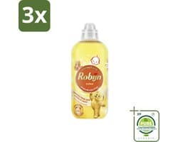 3 x Robijn – Wasverzachter – Zwitsal – 1,1 L - Grootverpakking - Wasverzachter - Wasgeur - Zwitsal - Vezelbescherming - Slijtagevermindering