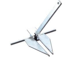 Danforth Anker van Verzinkt Staal 685 mm - 510 mm - 8 kg
