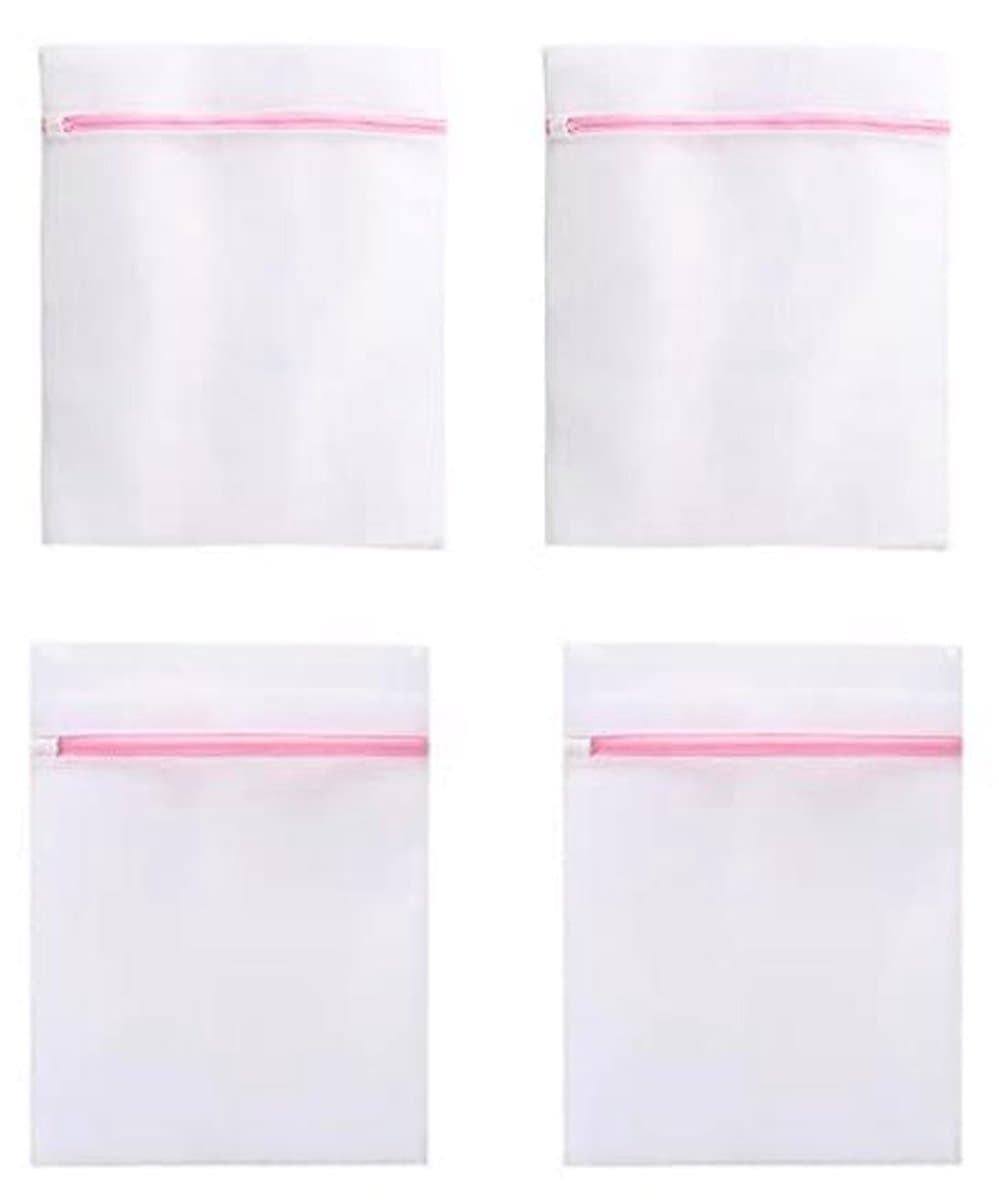 Wasnet | 4-delige wasmachinenet voor delicate kleding | Bescherming en organisatie — afbeelding 1