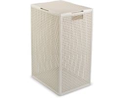 Curver Kaya Wasmand met deksel - 60L - 38x29x58,5 cm - Wit — afbeelding 1