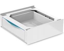 Universele overlappingsset voor wasmachine en wasdroger - 28L lade, veiligheidsgordel, 250 kg draagkracht