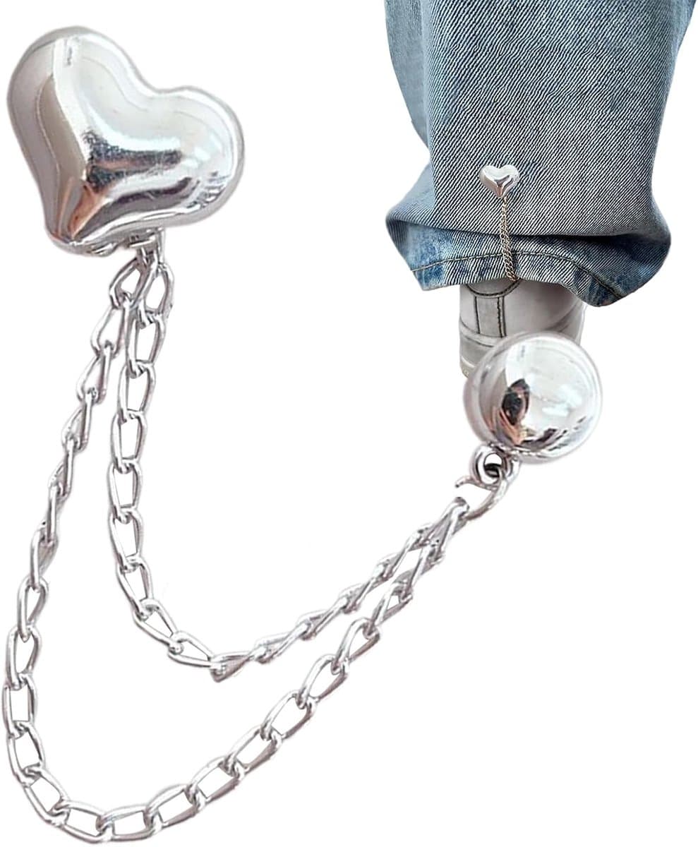 Magnetische Kledingclips - Kleding Spelden - Kleding Aanpassen - Stofvriendelijk Ontwerp - 11.5 cm - Zilverkleurig — afbeelding 1