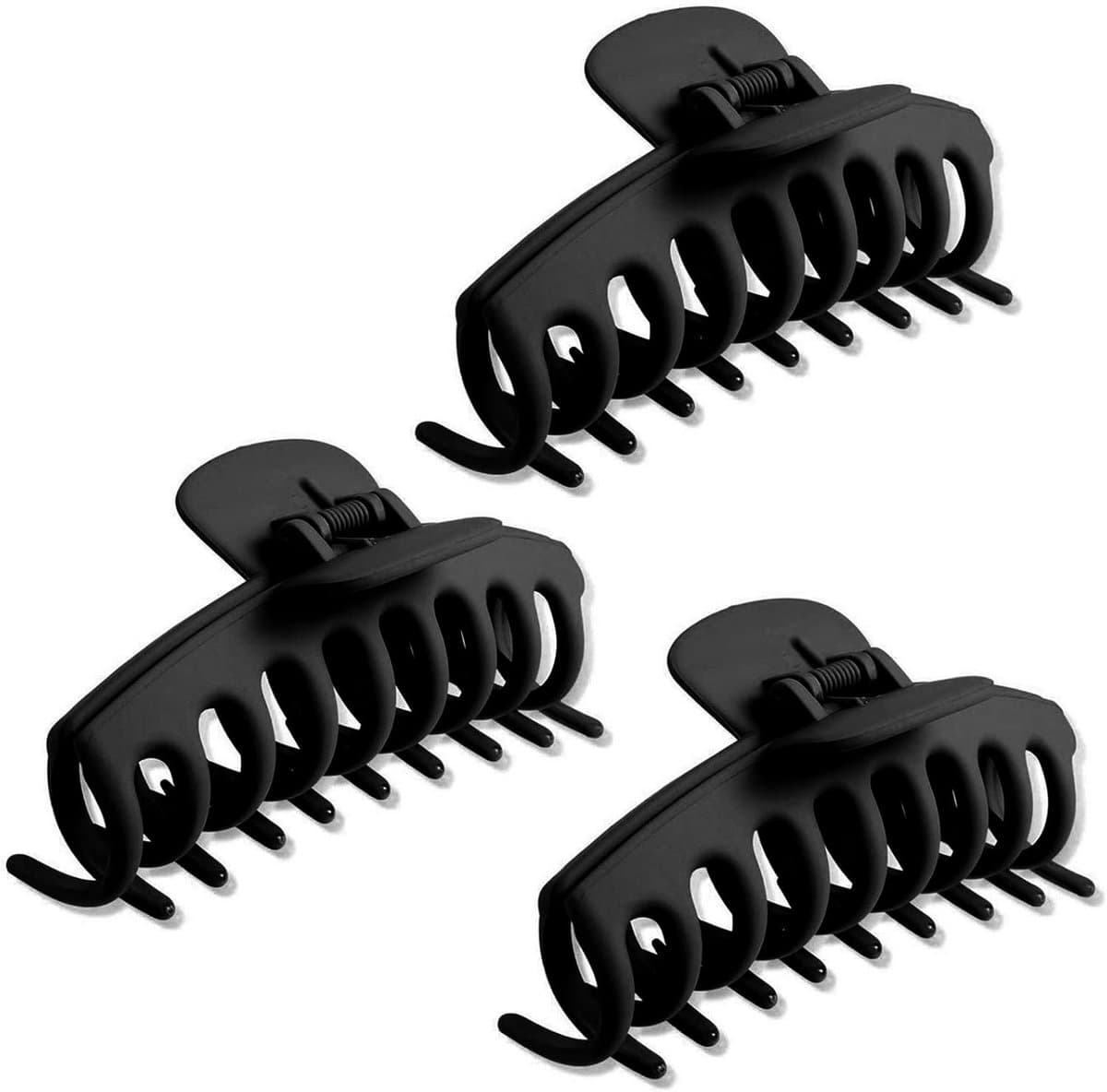 Grote haarspelden - Klauwclips haar - Haarstyling thuis - Antislip ontwerp - 4 stuks - Meerdere kleuren — afbeelding 1