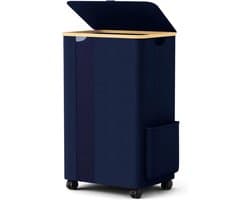 Grote Wasmand 75 Liter Donkerblauw