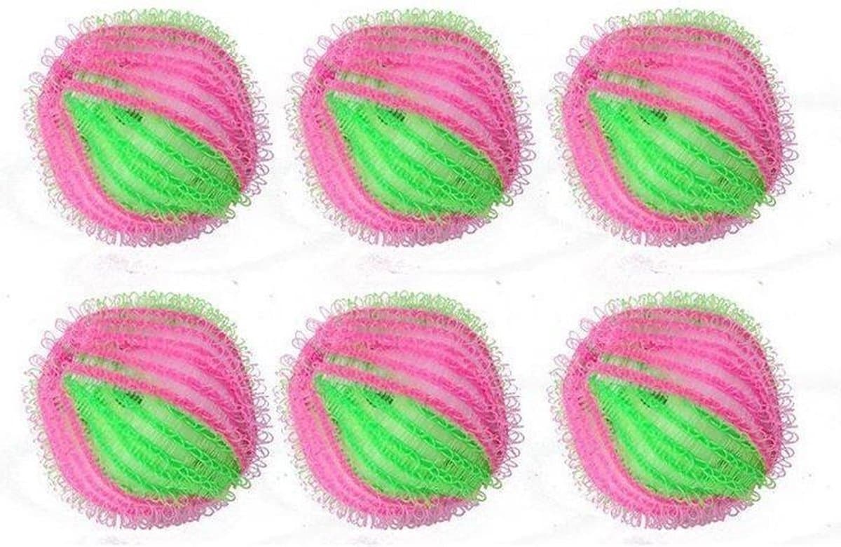 SVH Company Anti-Pluis Wasbal - Nylon Wasmachine Ballen Bollen Wasballen Wasbol Was Bal Ballen Pluisballen - 6 Stuks — afbeelding 1
