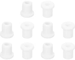 Kabeldoorvoer rubber - Siliconen dopjes - Bescherming - 18 stuks - Draden en kabels - Geschikt voor 3mm ID 5mm boorgat - Zwart - Siliconen rubberen stopper - Siliconen rubberen afdichting - Bedrading