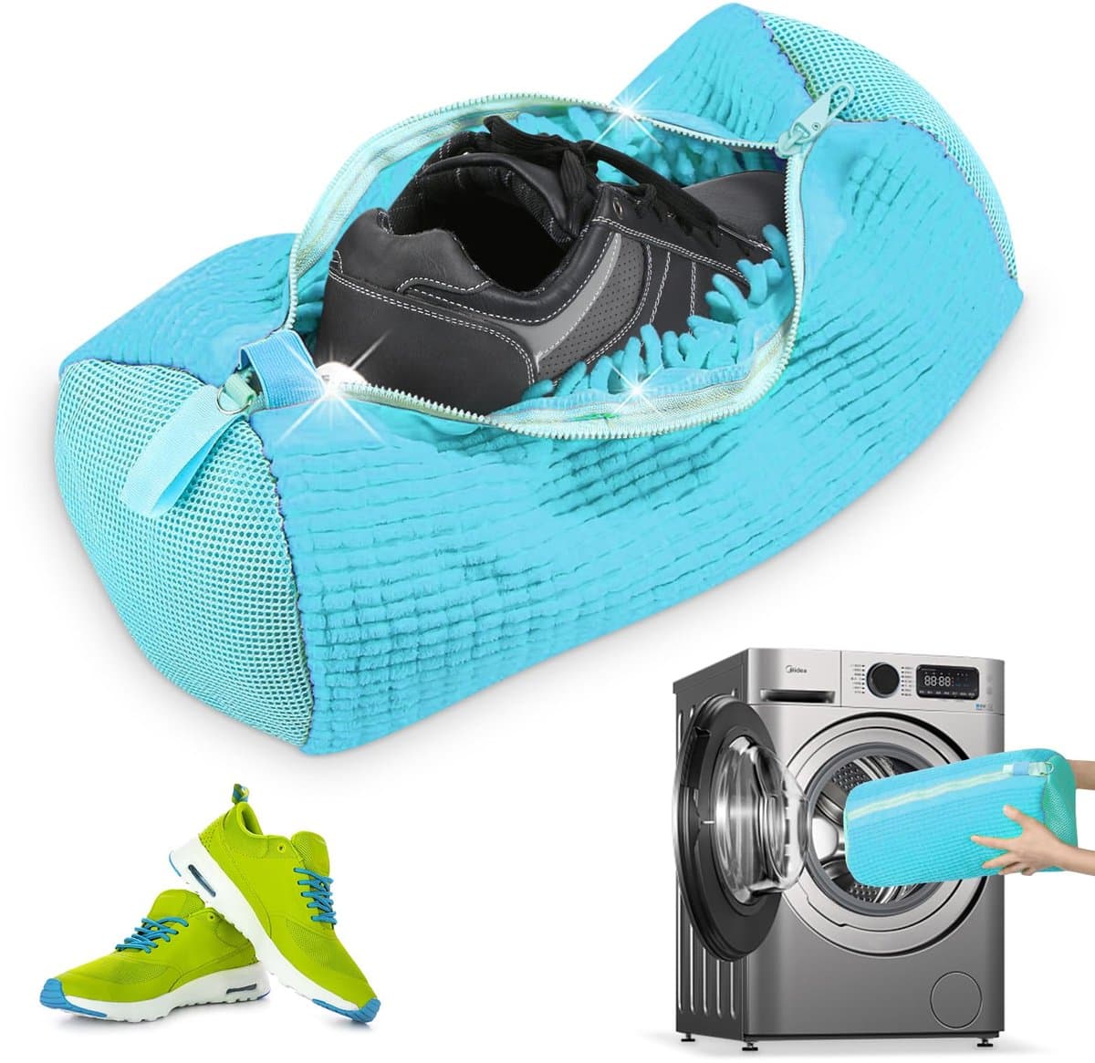 Dailygoods - Waszakken Voor Schoenen - Schoenenwaszak Met Ritssluiting — afbeelding 1