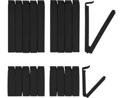 Zaksluiters - Plastic clips - Voedsel vers houden - Test met 1 miljoen sluitingen - 20 stuks - Zwart