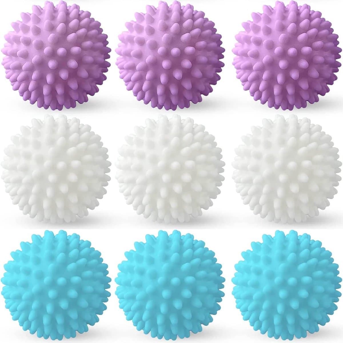 casalora® - Wasbollen voor wasmachine-Drogerballen-Drogerballen voor wasdroger-voor het reinigen van kleding thuis, herbruikbaar-9 stuks — afbeelding 1
