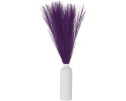 30 stuks faux pampasgras decoratie, 61 cm, kunstmatig gedroogde bloemen voor thuis, bruiloft, vaas, decoratie, paars