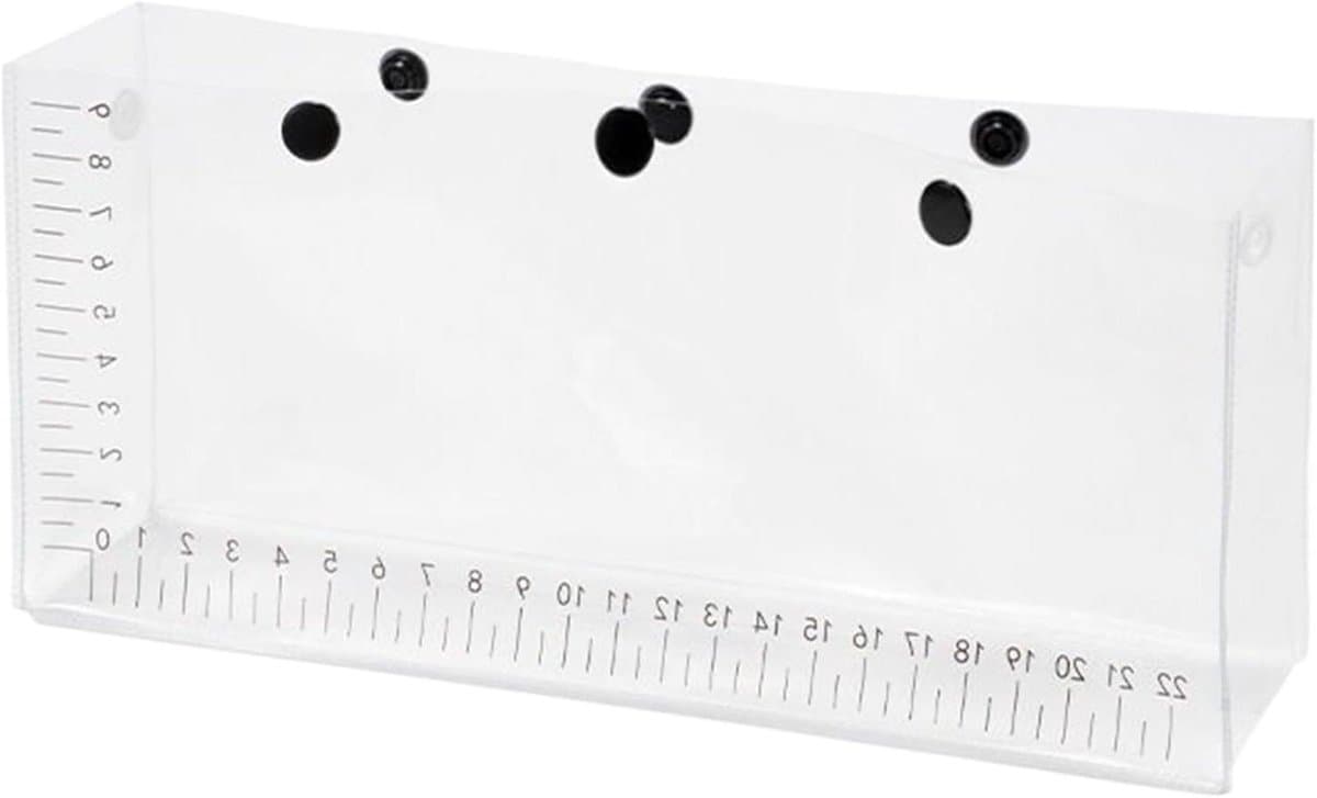Vistransportcontainer - Vis weegzak Levende vis zak - Vissen observeren - SNAP Opening en Sluiting - 26x11.5x6.5 cm - Transparant — afbeelding 1
