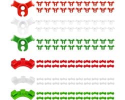 120 stuks plantenbuigers, 90 graden planttraining, buigclips, LST-clips, plantensteunclips, plantengroei, buiger, plantentrainer voor lage belasting, 3 kleuren, 2 maten