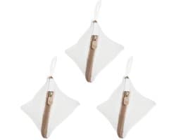 Dailygoods- Waszakken 3-delig - Mini Waszakken - Ruimtebesparend Ontwerp - Voorkomt Schade - Robuuste Constructie - Voor Wasmachine - Wasnet