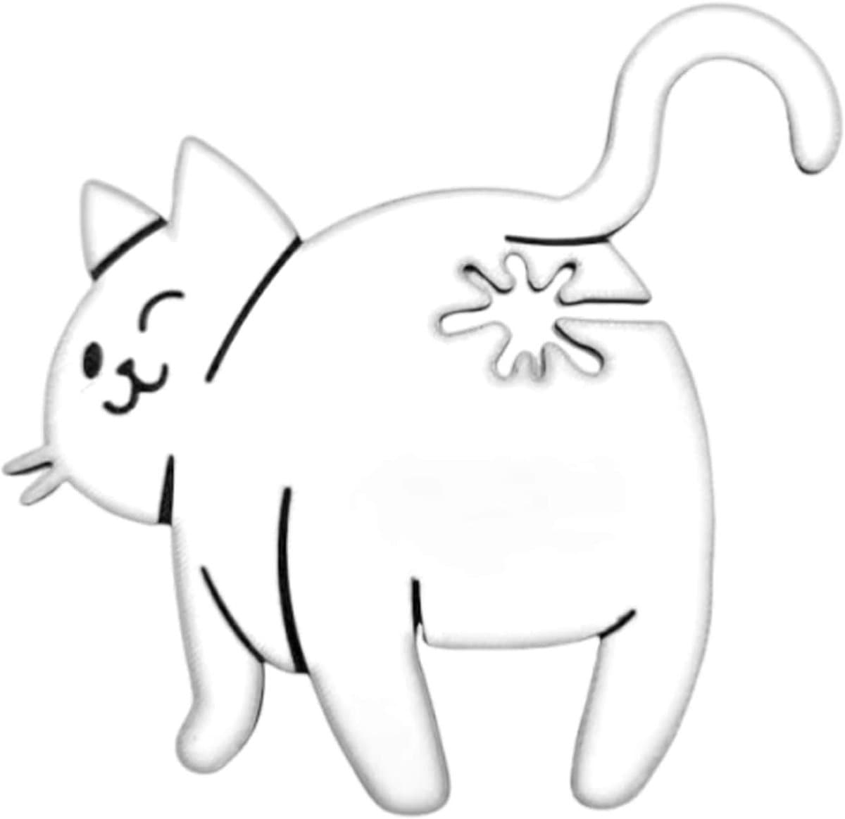 Brood Clips - Tas Houder - Keuken Organisatie - Grappig Kat Ontwerp - 12.7 cm - Meerkleurig — afbeelding 1