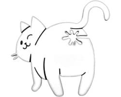 Brood Clips - Tas Houder - Keuken Organisatie - Grappig Kat Ontwerp - 12.7 cm - Meerkleurig