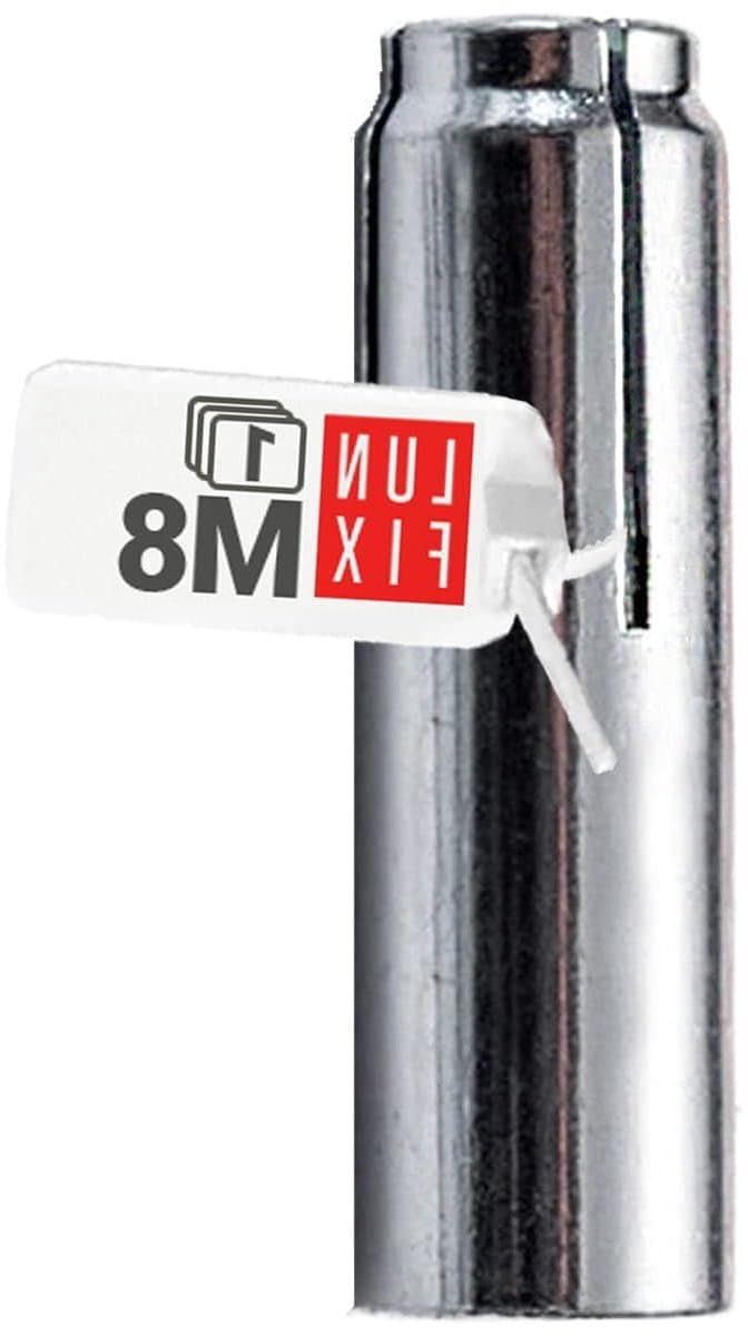 Inslagganker M8 - Stalen plug verzinkt - Zware belasting bevestigen - Corrosiebestendig staal - M8 30 mm - Zilver — afbeelding 1