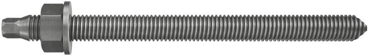 Ankerstang M12 - Bevestigingsbout Montageanker - Constructies Bevestigen - Roestvrij Staal Buitenshuis - M12x220 - Zilver — afbeelding 1