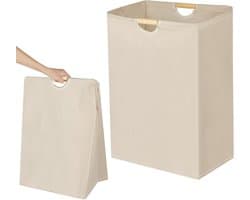 Vouwbare Wasmand van 60 Liter, Grote Opbergmand voor Wasgoed, Handige Waszak, 40 x 53 x 27 cm, Ideaal voor Thuisgebruik en Camping