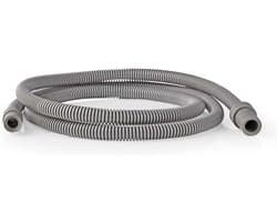 Nedis Afvoerslang - 8 mm - 10 mm - 1.50 m - Toepassing: Condensdroger - Kunststof / Rubberen - Grijs