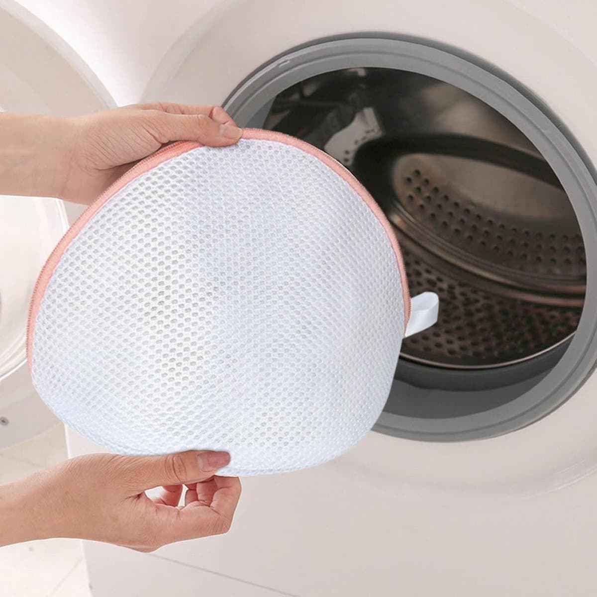 Waszak BH Met Rits Groot I Lingerie Wasnet I Washing Bag | Waszak Wasmachine I Waszakken | Waszak Ondergoed — afbeelding 1