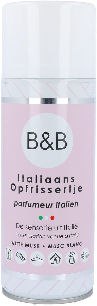 B&B Italiaanse Wasparfum Opfrissertje Witte Musk - 400 ml — afbeelding 1