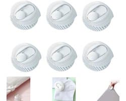 6 stuks Dekbedclips -Dekbedovertrek klemmen - Lakensclips Bedding Accessory - Dekbedovertrek clips Antislip lakensclips - Antislip plastic opbergclips - Stevig en duurzaam - Geschikt voor dekbedden - lakens - handdoeken en huishoudelijke artikelen.