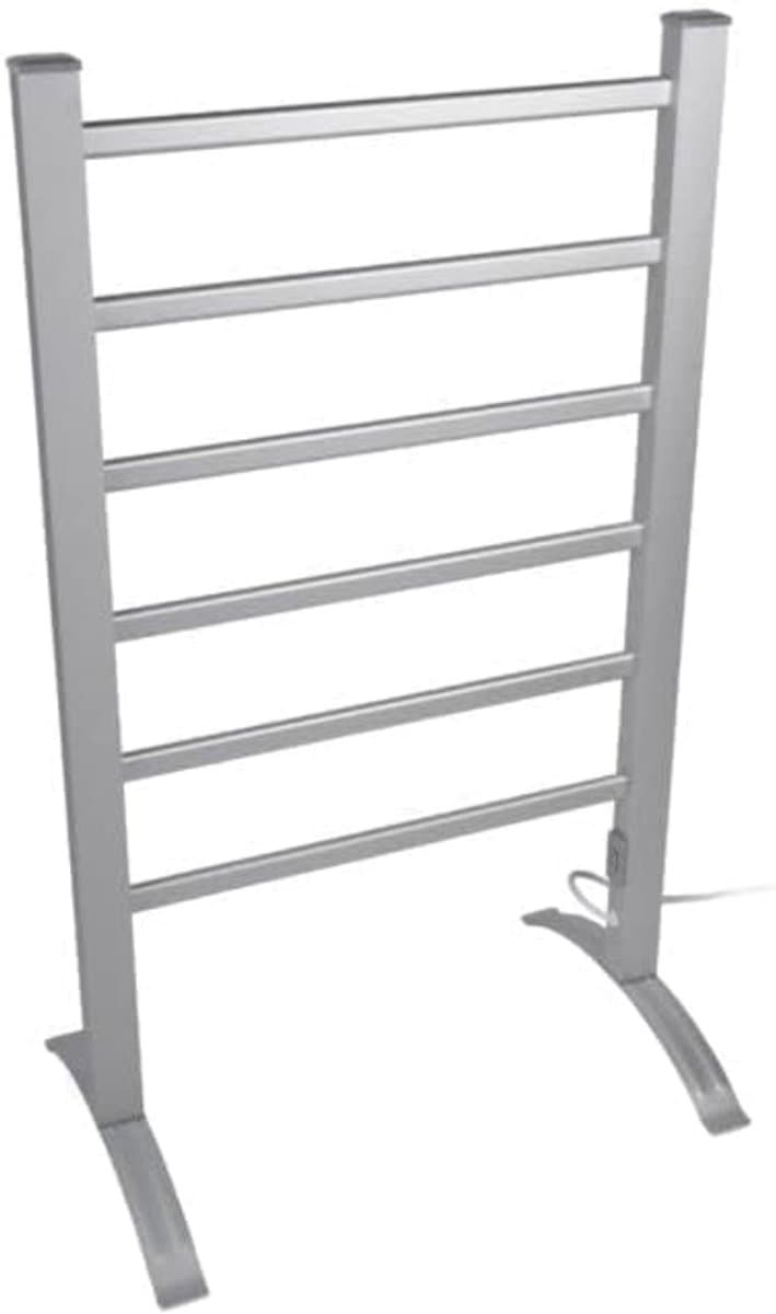 VH Supplies®Elektrisch Droogrek - Verwarmd Droogrek - Wasrek - 6 Stangen - 90 x 35 x 53 cm — afbeelding 1