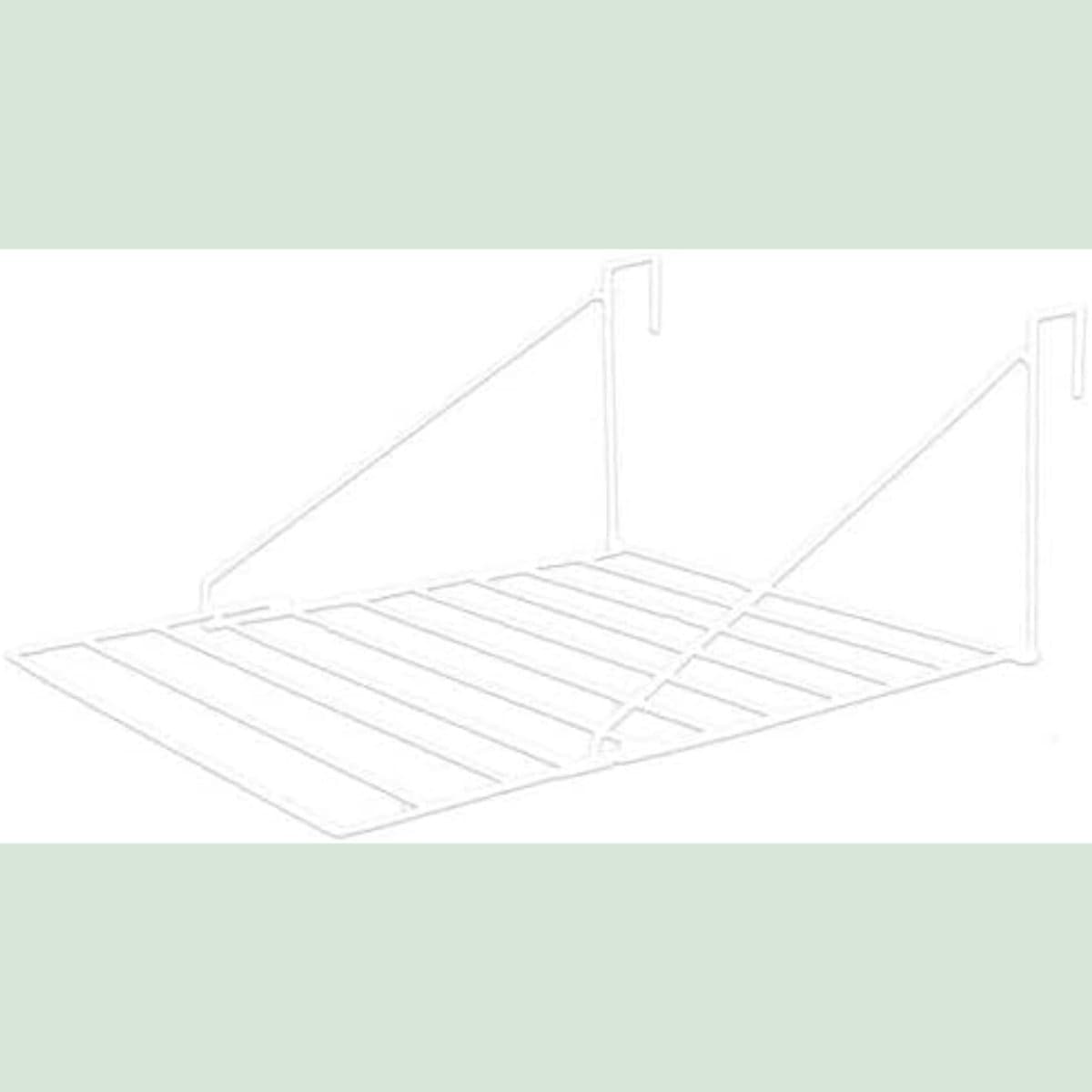 RONN® Wanddroogrek Inklapbaar - Wanddroogrek - Wit - 53cm x 71cm x 27cm — afbeelding 1