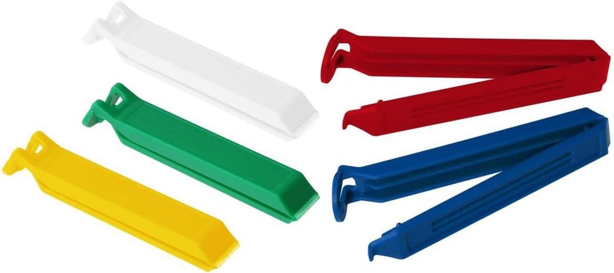 Set van 5 Grote Keuken & Voorraadkast Clips voor Zakken in Verschillende Kleuren — afbeelding 1