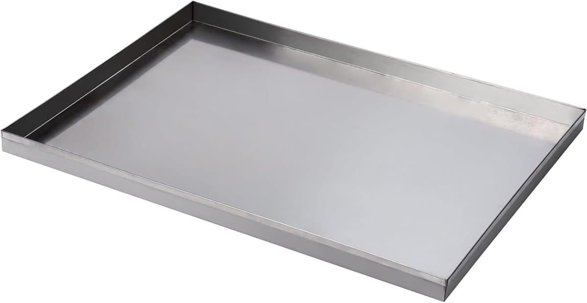 Airco Lekbak - Opvangbak - Waterlekkage Voorkomen - Roestvrijstaal 0.8mm - 40x60x4cm — afbeelding 1