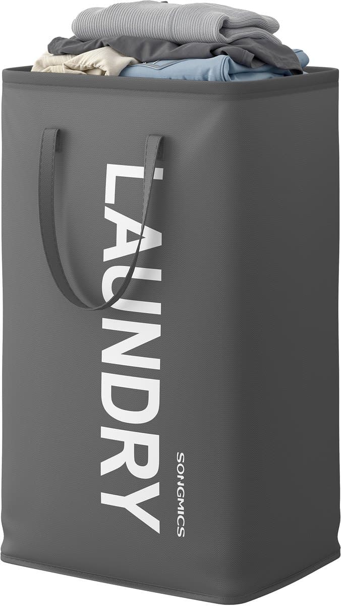 SONGMICS - Wasmand - Opvouwbare Wasmand - 80L Capaciteit - Met Handgrepen - Waterafstotend — afbeelding 1