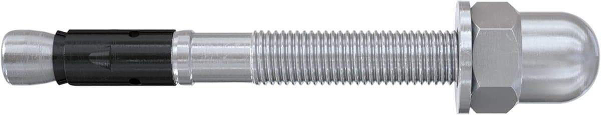 Zware Metalen Ankerbout met Kapmoer voor Betonbevestiging en Hoge Belasting — afbeelding 1