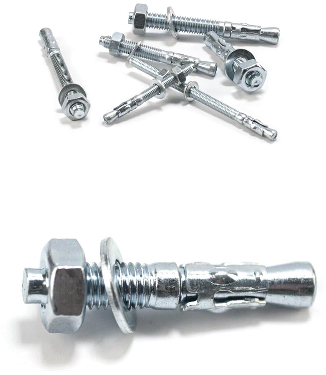 Boutankers Set - Zware pluggen - Beton Bevestigen - Corrosiebestendig Staal - M10 x 60 mm — afbeelding 1