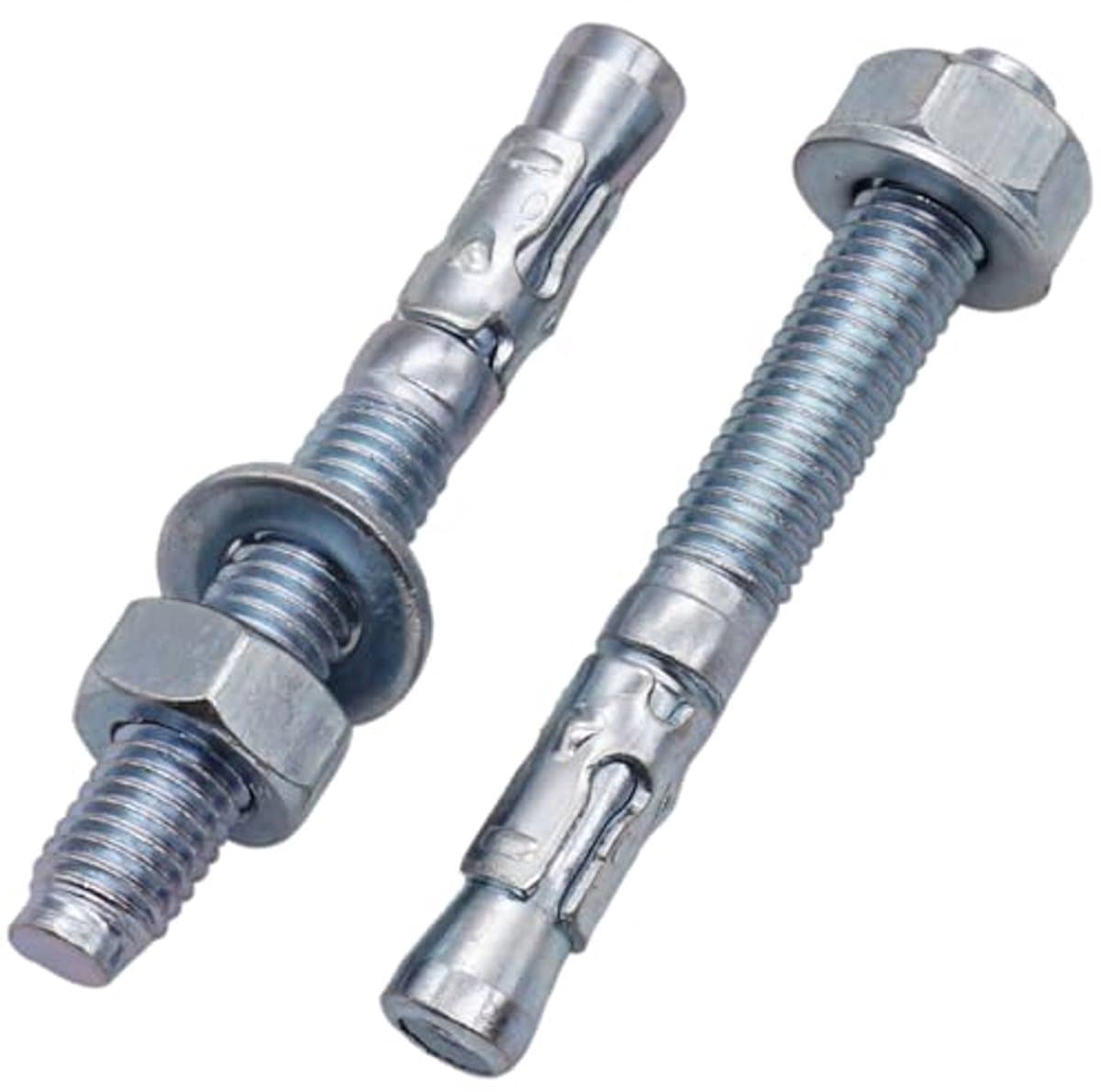 Verzinkte Wigankers M10 x 80 mm - Geschikt voor Metsel- en Betonwerk (25 stuks) — afbeelding 1