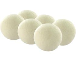 Home Deco Factory Wasbollen - 6x stuks - wol - droger - wassen - verkorten van droogtijd