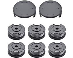 6 stuks Spool - 2 hoes - geschikt voor Bosch Easy Gras Cut 18 V 23 26 18 Strimmer Bijlagen - Onderdeelnummer F016800569 F016800385