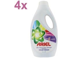 Ariel Vloeibaar Wasmiddel Color - 4 x 1.225 l (140 Wasbeurten)