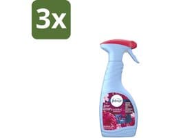 3 x Febreze – Textielspray – Robijn Jasmijn – 500 ml - Textielverfrisser - Textielgeur - Geurverwijdering - Jasmijngeur - Robijngeur