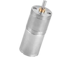 370 Geared Motor 25Mm 12V Motor 500Rpm 1Pcs Dc 12V 25Ga 370 Lage Snelheid Metal Gear Motor Voor Elektronisch Slot (12V 500Rpm) (12V 5 RPM)