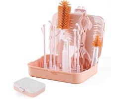 Droogrek voor babyflessen met borstelset - Hygiëne & Drogen - Groen