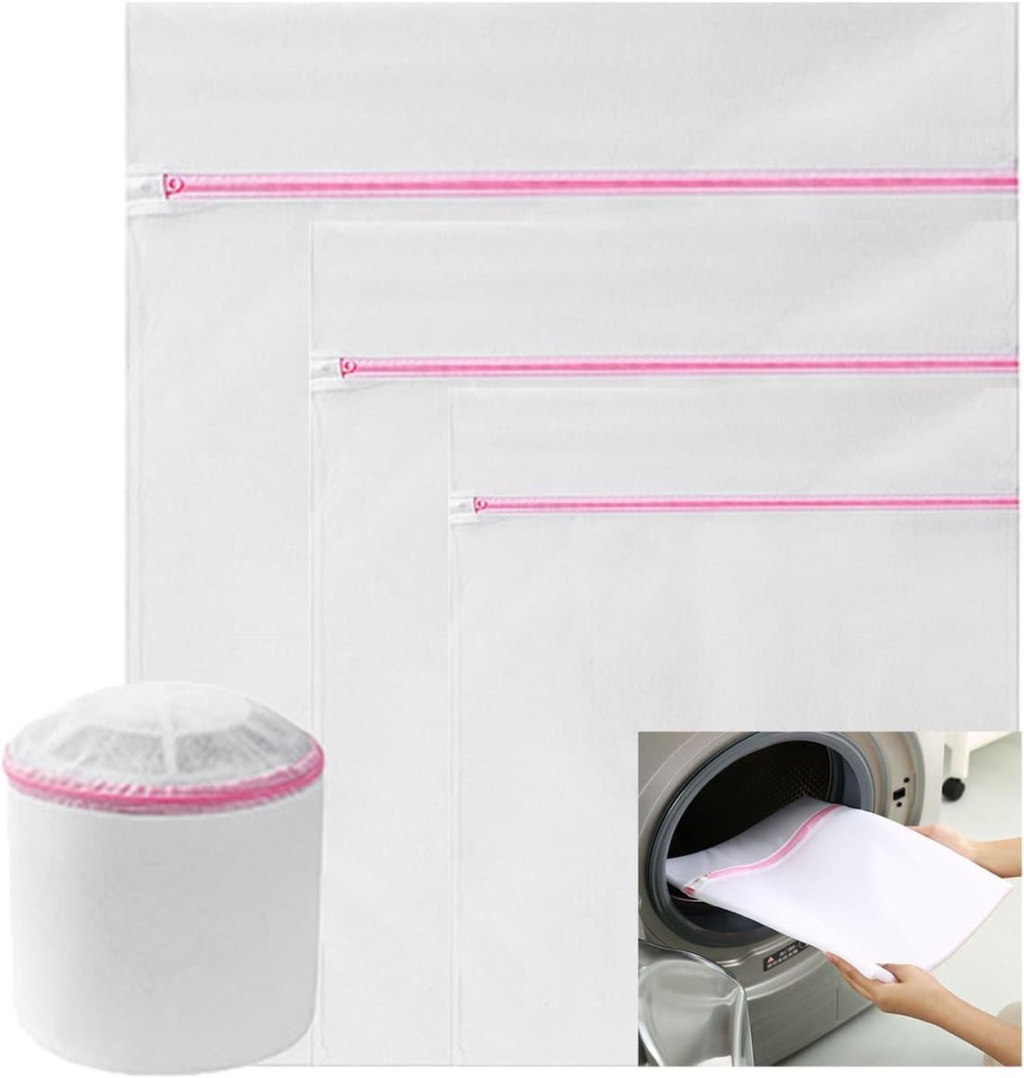 Waszak wasmachine, wasnet voor wasmachine, waszak met ritssluiting, wasnet beha, waszak voor gevoelige mantels, blouse, schoenen, beha, sokken, babykleding enz — afbeelding 1