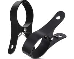 Wasknijpers - Kledingklemmen Clips - Kleding Droge - Winddicht Antislip - 10.5 cm - Zwart