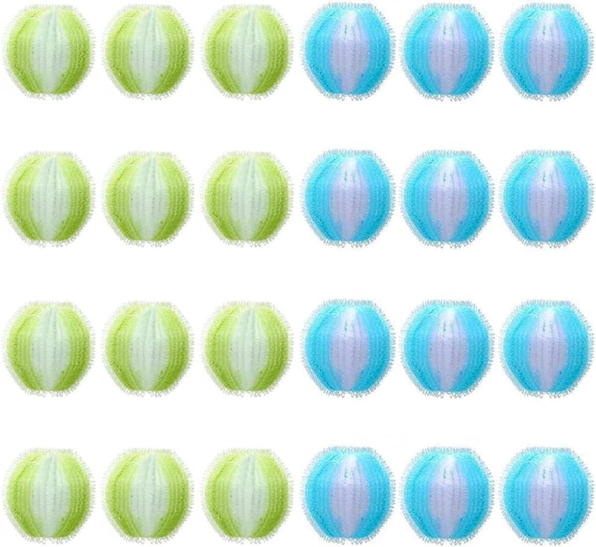 Dailygoods - 24 Stuks Herbruikbare Dierenhaar Verwijderingsballen - Lintvrije Wasballen voor Wasmachine — afbeelding 1