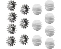 Wasdrogerballen, 14 stuks, anti-rimpel effect, wasballen voor kreukvrije kledingreiniging.