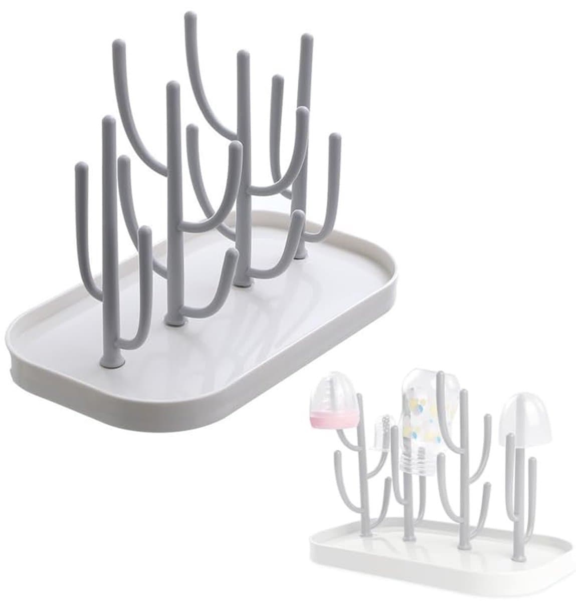 Dailygoods- Droogrek Duurzaam - Fles Droogrek - Accessoires Droger - Lichtgewicht - Verwijderbaar - Afmetingen 25,5x14,5x19 cm - Flesdroger — afbeelding 1